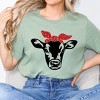 Simply Sage Market Women's Cow and Bandana Short Sleeve Graphic Tee - 2 of 4
