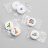 Big Dot of Happiness Cheerful Happy Birthday - Colorful Birthday Party Round Candy Sticker Favors - Labels Fits Chocolate Candy (1 sheet of 108) - 3 of 4