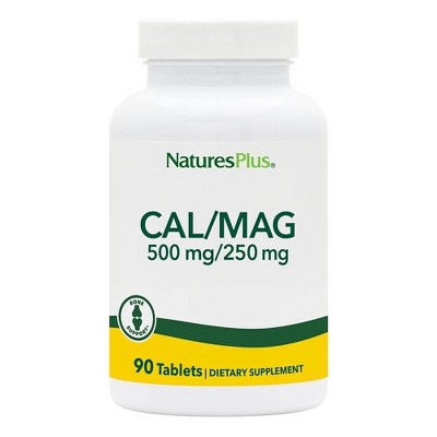 Calcium/Magnesium 500mg/250mg by Nature's Plus  -  90 Tablet