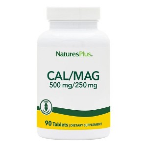 Calcium/Magnesium 500mg/250mg by Nature's Plus  -  90 Tablet - 1 of 2