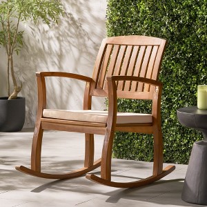Selma Rocking Chair With Cushion - 1 of 4