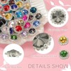 Unique Bargains DIY Craft Clothing Shoe Hat Bag Button Decor Claw Gem Rhinestones 32 Pcs - 3 of 4