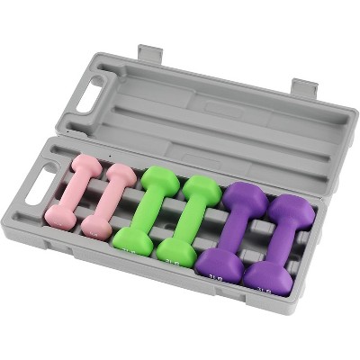 Neoprene Dumbbell Set for Men/Women - Free Weight Pairs for Home Gym Strength Training