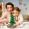 FONTOI Christmas Tree Building Toy Decorative Holiday Countdown Playset Educational Blocks for Kids Tabletop Display, Green, 12.2"*9.84"*2.76" - 4 of 4