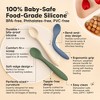 3-Pack Prep Baby Spoons, Silicone Baby Utensils for Self Feeding 6-24 Months, All Stages Baby Feeding Set, BLW Toddler Spoons - 2 of 4