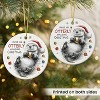 Lomsoe Sea Otter Ornament Animal Lovers Gift Double Sided Ceramic Animal Ornament 2025 for Christmas Tree Decor Christmas Tree Ornament Christmas Gift - 2 of 4