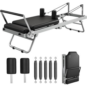Portable Pilates Reformer with 5 Springs for Beginners, Foldable Pilates Machine & Equipment for Home Use and Gym Workout, Pilates Equipment - 1 of 4