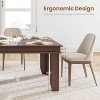 Farmhouse Dining Table for 6-8 People,71" Long Kitchen Tables with Wooden Sturdy Frame,Black - 2 of 4
