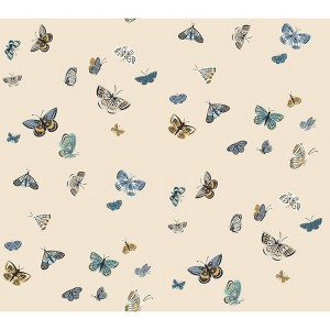 Rifle Paper Co. Butterfly House Linen Peel and Stick Wallpaper - 1 of 4