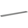 vidaXL Gabion Raised Garden Bed/Flower Planter - Silver Galvanized Steel, Weather-Resistant, 141.7" x 11.8" x 3.9", Durable Outdoor Patio Landscape - 4 of 4