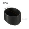 Unique Bargains Non Slip Round Rubber Ladder Accessories Protective Pads 4 Pcs - 2 of 3