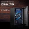 Ivation 24-Bottle Compressor Freestanding Wine Cooler Refrigerator - Black - 3 of 4