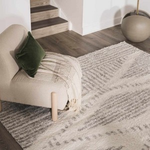 Hauteloom Trunding Plush Area Rug in Gray - 1 of 4