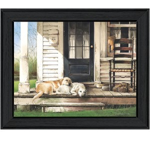 "Chase and Molly" by Artisan John Rossini, Ready to Hang Framed Print, Black Frame - 1 of 4