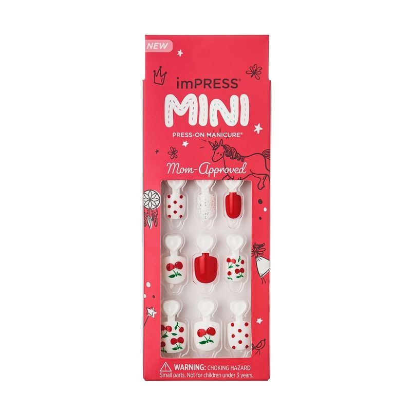 imPRESS Press-On Manicure Mini Press-On Nails for Kids - Cutie Pie - 20ct, 1 of 12
