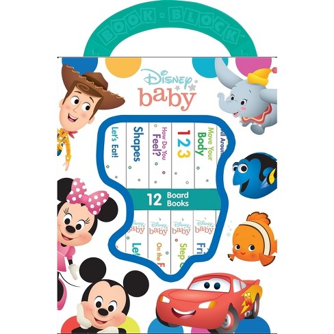 Disney Baby My First Library 12 Board Book Block Set By Phoenix Target