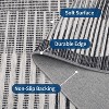Acekool Modern Geometric Area Rug, Washable Non Slip Low Pile Ultra Thin Stain Resistant Carpet for Living Room Bedroom Dining - 3 of 4
