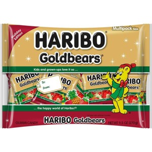 HARIBO Goldbears Christmas Mini Gummy Bears Candy - 9.5oz - 1 of 4