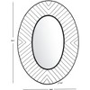 Tanra Mirror - 26.8" x 36.5" - MRR1043 - Black - Safavieh - 4 of 4
