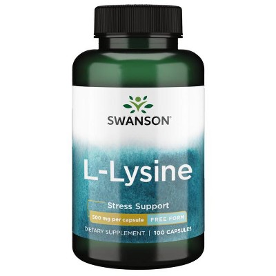 Swanson Dietary Supplements L-Lysine - Free Form 500 mg