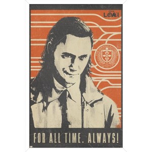 Trends International Marvel Loki - For All Time Framed Wall Poster Prints - 1 of 4