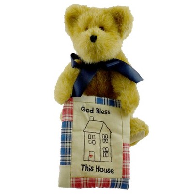 Boyds Bears Plush 8.0" Peter Quilt Home Bless  -  Decorative Figurines