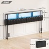 Aheaplus Upholstered Headboard with Storage Bags - 2 of 3