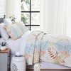 Southshore Fine Living Oversized Lightweight Tropic Leaf Quilt Set - image 2 of 4