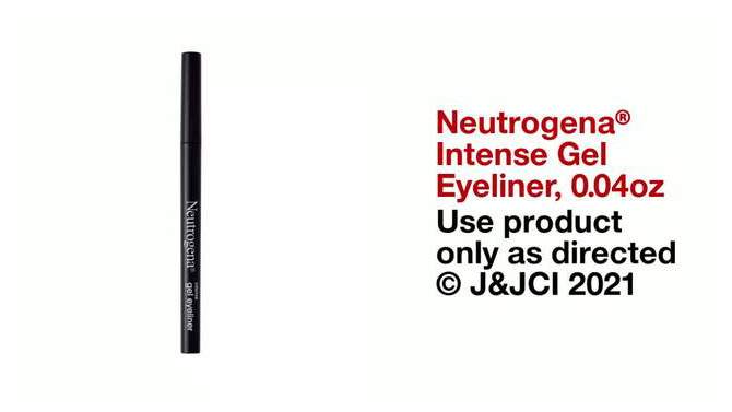 Neutrogena Intense Gel Eyeliner - 0.04oz, 2 of 8, play video