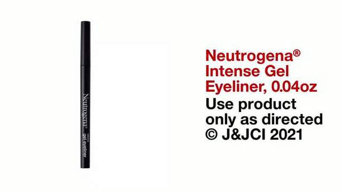 Neutrogena Intense Gel Eyeliner - 0.04oz, 2 of 8, play video