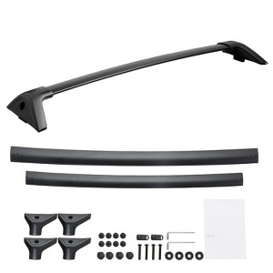 VEVOR Roof Rack Cross Bars, Compatible with Toyota RAV4 2020-2023, 160lbs Load Capacity, Black (Not Fit for Adventure/TRD Off-Road) - 1 of 4