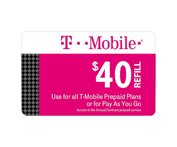 T-Mobile Prepaid Refill eCard (Email Delivery)