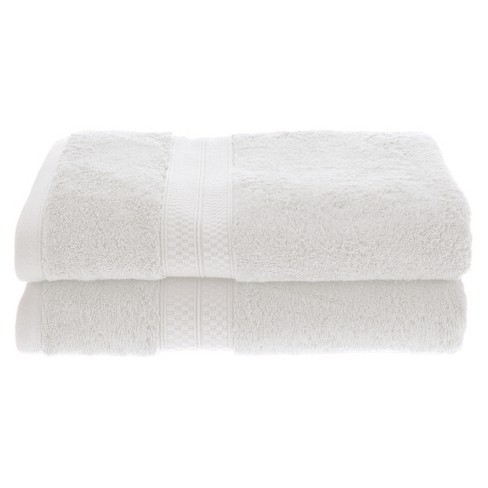 CANNON 100% Cotton Low Twist Bath Towels (30 in. L x 54 in. W