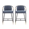 Christopher Knight Home Chaparral Contemporary Upholstered Iron 26 inch Counter Stool (Set of 2) - 2 of 4