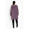 Avenue Women's Plus Size Sienna Plush Cardigan - 3 of 4