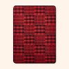 Patchwork Plaid Throw Blanket Red/Black - Woolrich x Target - 2 of 4