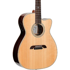 Alvarez Yairi FY70ce Cutaway Folk-OM Acoustic-Electric Guitar Natural - 1 of 4