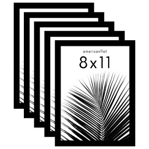 Americanflat 5 Pack of Picture Frames - Plexiglass Cover - 1 of 4