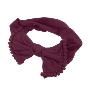 Unique Bargains Cotton Bow Headband Fashion Cute Hair Band for Child 6.3 Inch - 1 of 4
