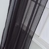 RT Designers Collection Astro Textured Rod Pocket Curtain Panel 54" x 90" Black - 4 of 4