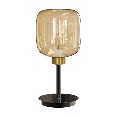 Chic Bedside Table Lamp Glass Shade Desk Lamp Living Room Sofa Side Home Office