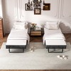 Folding Rollaway Guest Bed with Memory Foam Mattress and Side Storage Pocket - 2 of 4