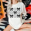 Coquette Volleyball Bows T-Shirt, Cute Athletic Sports Game Day Tee | OrnamentallyYou - 4 of 4