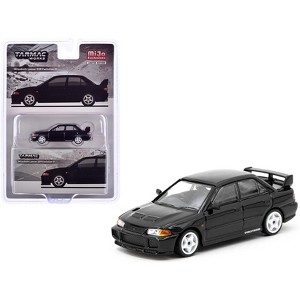 Mitsubishi Lancer GSR Evolution III RHD (Right Hand Drive) Black "Global64" Series 1/64 Diecast Model Car by Tarmac Works - 1 of 4