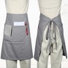 Unique Bargains Waist Apron Half Apron with Pockets 1 Pc - 2 of 4