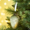 Whisen 2.8x2.8x4.3"H Tear Drop Ornament, Glass Decorative Hanging Christmas Tree Ornaments, Set of 12 - Green - 3 of 4