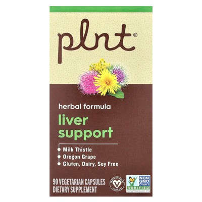 Plnt Liver Support, 90 Vegetarian Capsules