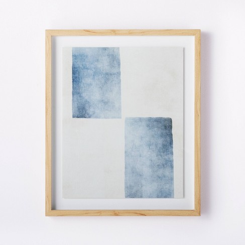 20 X 24 Framed Wall Art Blue White Threshold Designed With Studio Mcgee Target