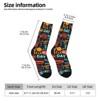 Dsane Drink And Food Women Printed Crew Socks Funny Funky Socks Soft Polyester Novelty Gifts for Artists Men - 2 of 4