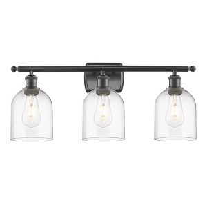 Bella - 3 Light Bath Vanity In Industrial Style-10.5 Inches Tall and 25.5 Inches Wide - 1 of 1